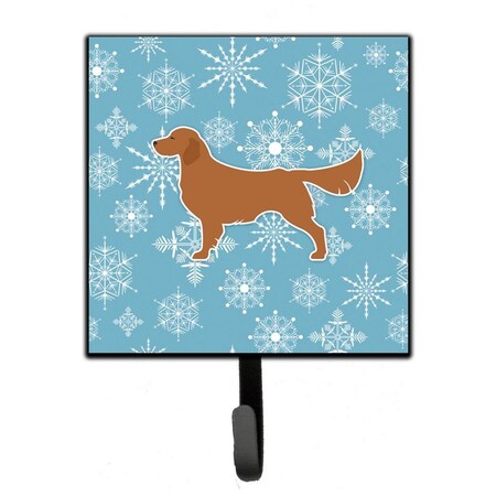 Carolines Treasures Winter Snowflake Golden Retriever Leash or Key Holder BB3504SH4